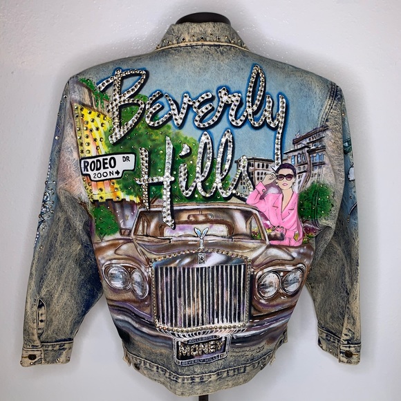 Rare Vintage Tony Alamo Beverly Hills Denim Jacket - Picture 1 of 14